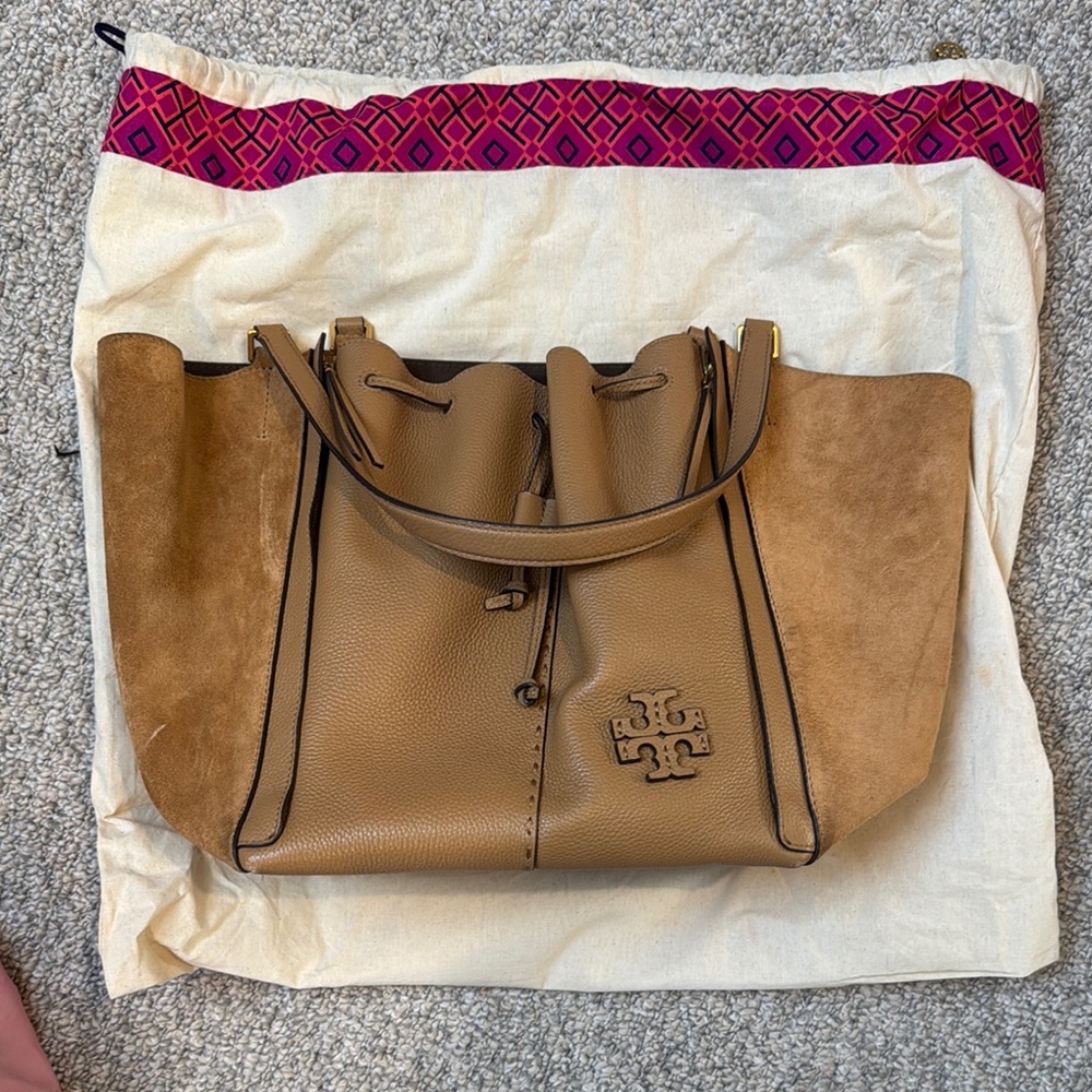Tory Burch Brown Leather Tote - Open to Offers! - Picture 5 of 10